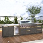 High-end outdoor stainless steel BBQ grill 1