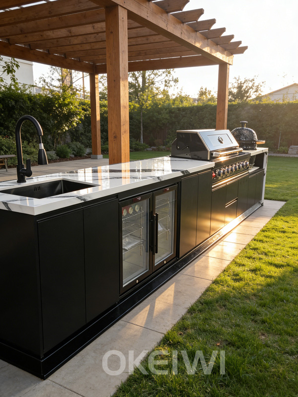 Black American-Style Egg Stove  BY05