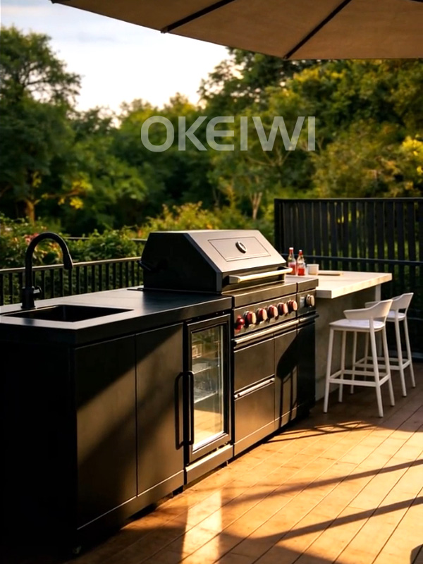 Black American-Style Egg Stove  BY05