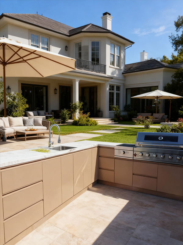 Brown L-shaped  BY09